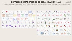 MARCASITIOS DE CERÁMICA CON IMÁN