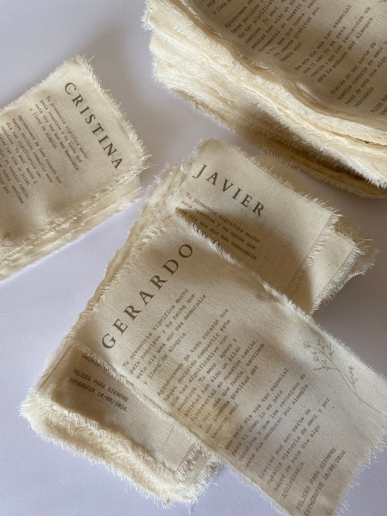 MARCASITIOS DE TELA - TAMAÑO RECTANGULAR