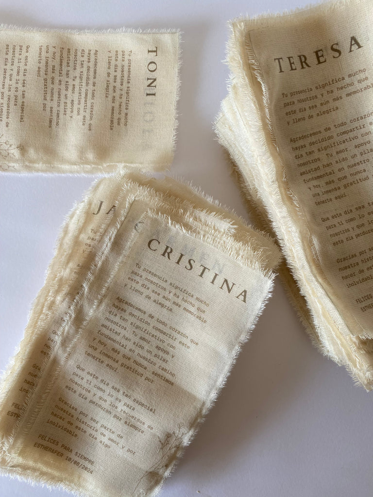 MARCASITIOS DE TELA - TAMAÑO RECTANGULAR