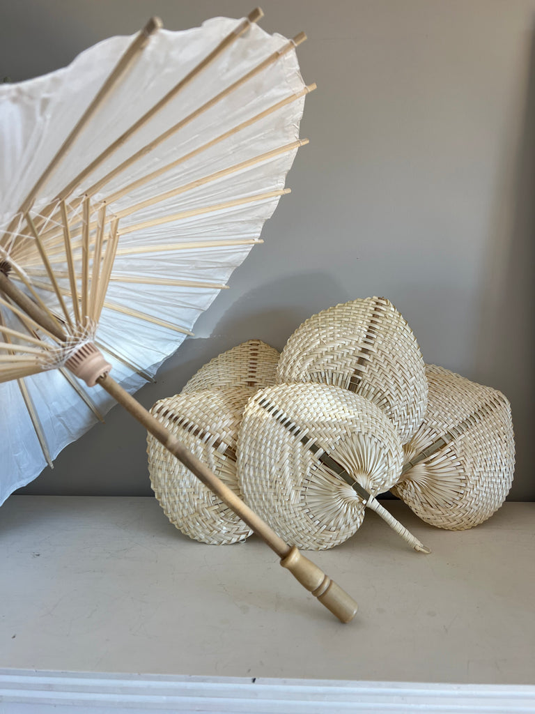 PACK VERANO #6:  PAIPAIS RAFIA + PARASOLES