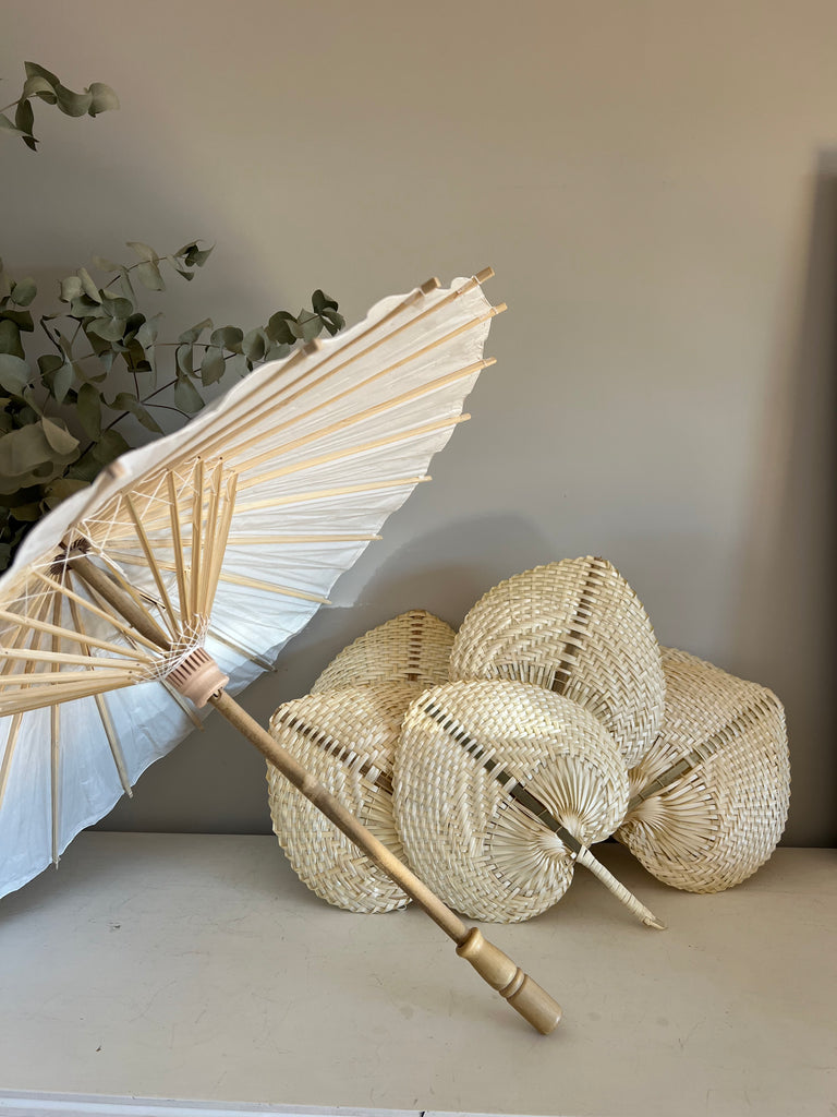 PACK VERANO #6:  PAIPAIS RAFIA + PARASOLES