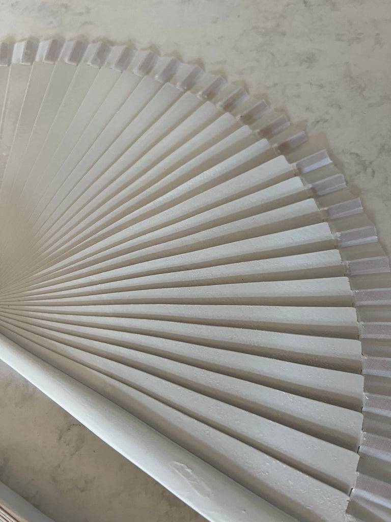 ABANICO BLANCO LACADO