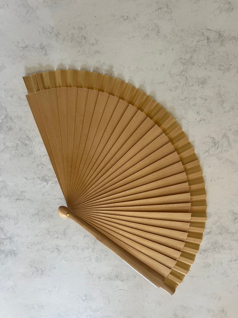 ABANICO MADERA LACADO