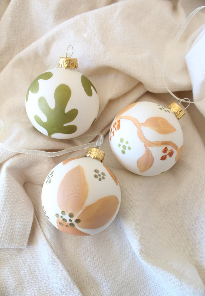 BOLAS NAVIDAD PINTADAS A MANO