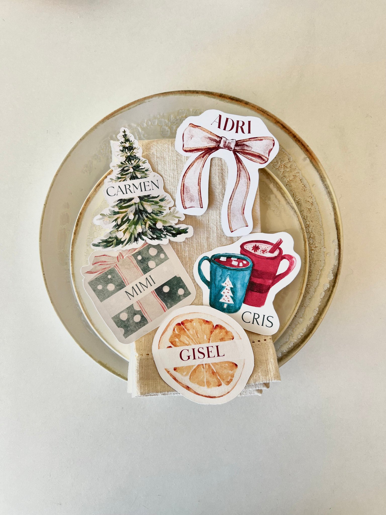 MARCASITIOS PAPEL NAVIDAD FORMAS