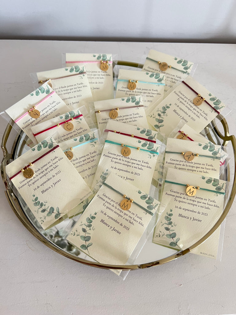 PULSERA FINA CON INICIAL