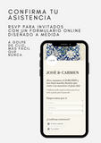 RSVP CONFIRMA TU ASISTENCIA - FORMULARIO ONLINE DISEÑADO A MEDIDA