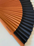 ABANICO PREMIUM NEGRO PERSONALIZADO PARA BODAS, EVENTOS Y MARCAS