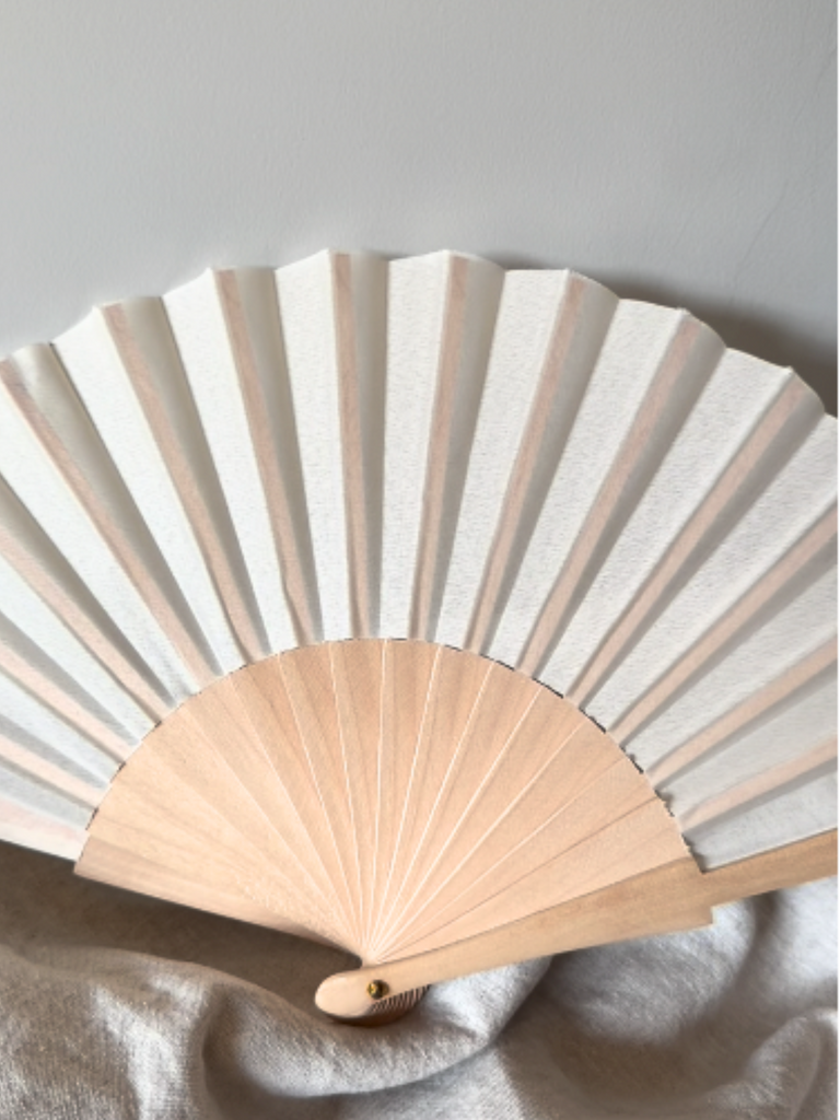 ABANICO MADERA NATURAL #3