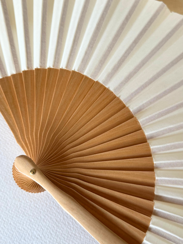 ABANICO MADERA NATURAL #4