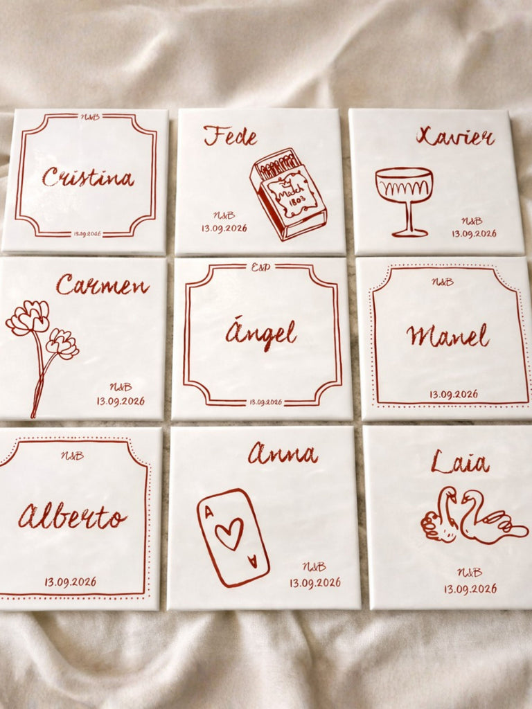 AZULEJOS PERSONALIZADOS PARA BODAS