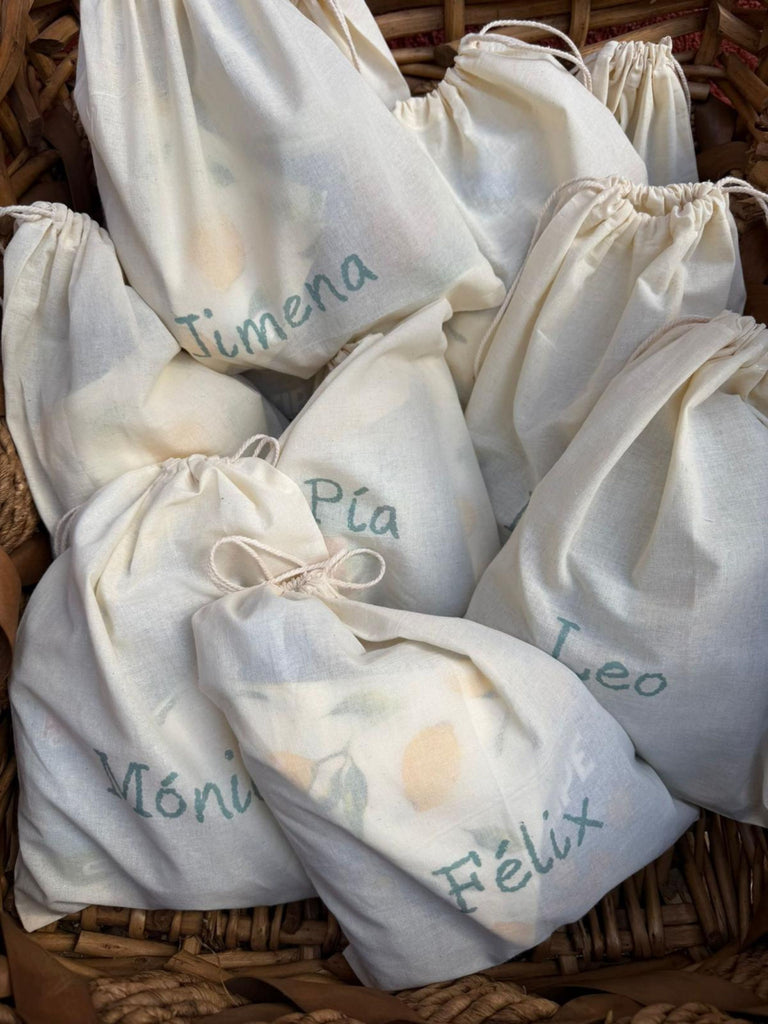 Bolsa de tela personalizada niños comuniones