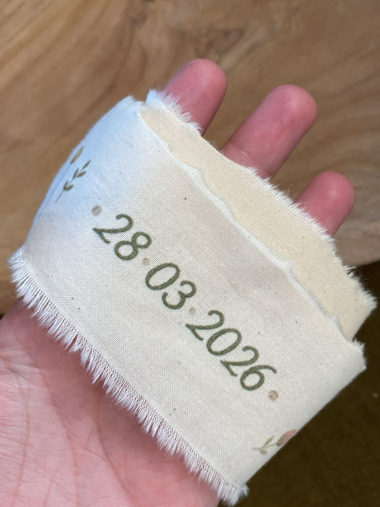 CINTA PERSONALIZADA PARA RAMO DE NOVIA