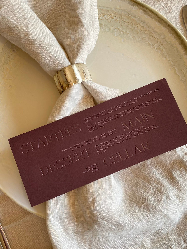 MINUTAS DE PAPEL EN RELIEVE PERSONALIZADAS