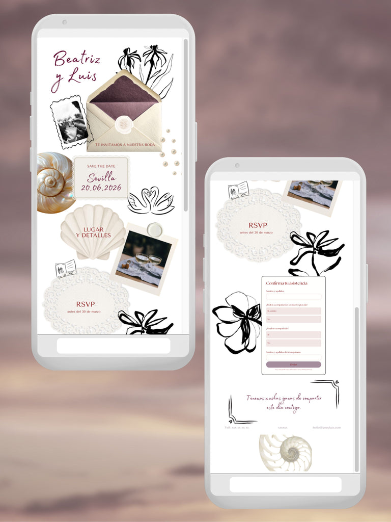 WEB BODA PERSONALIZADA